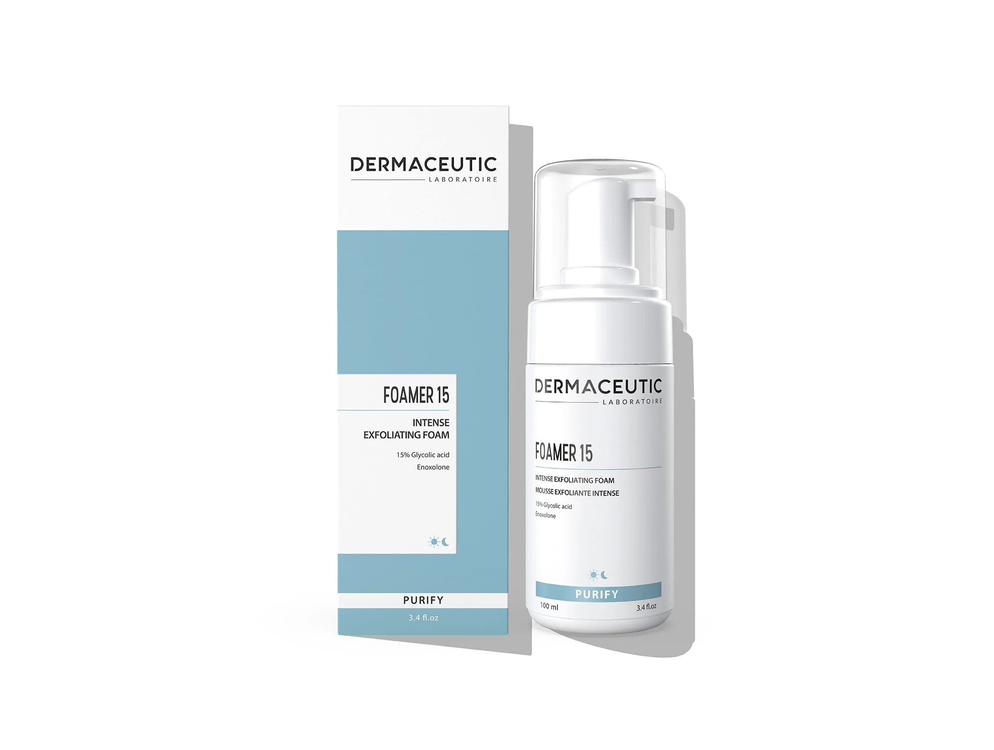 Dermaceutic Foamer 15 attīrošās putas 100 ml ar iepakojumu